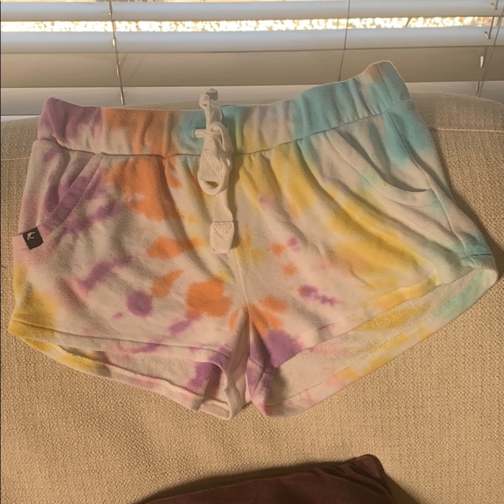 Tie dye Glyder shorts